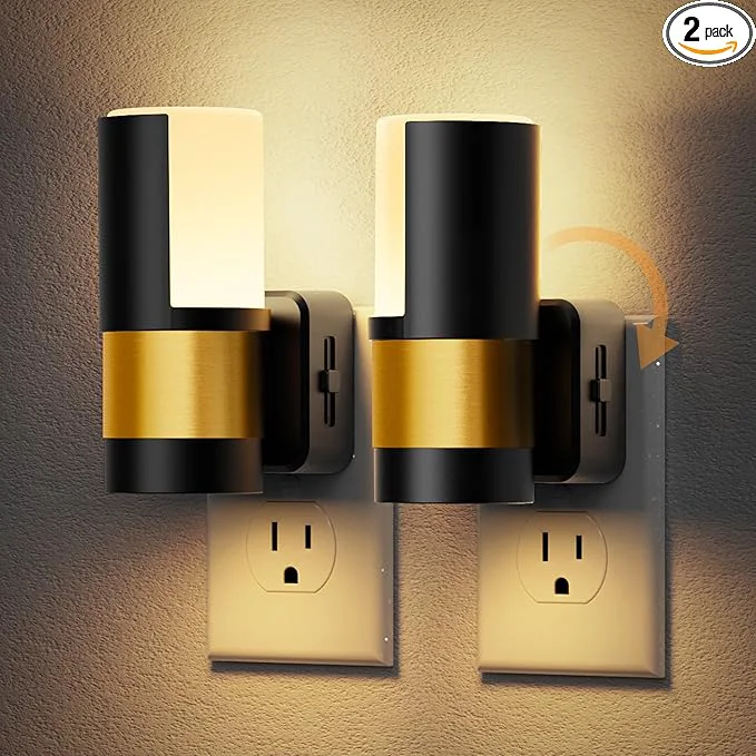 Organic JandCase Plug in Night Light Rotating Night Light Refined