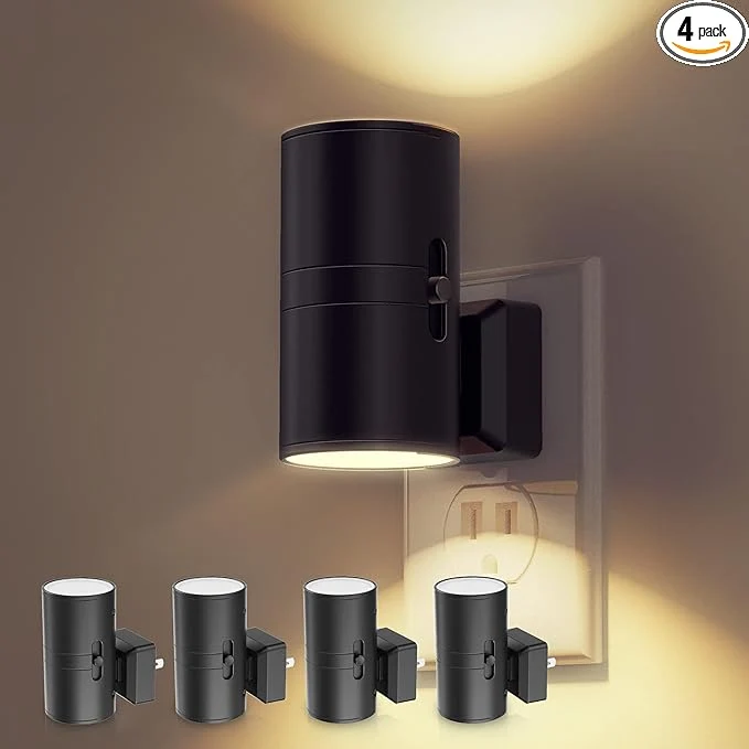 World-Class L LOHAS LED Night Light Plug in 4 Pack Dimmable Night Lights Plug into Wall Proven