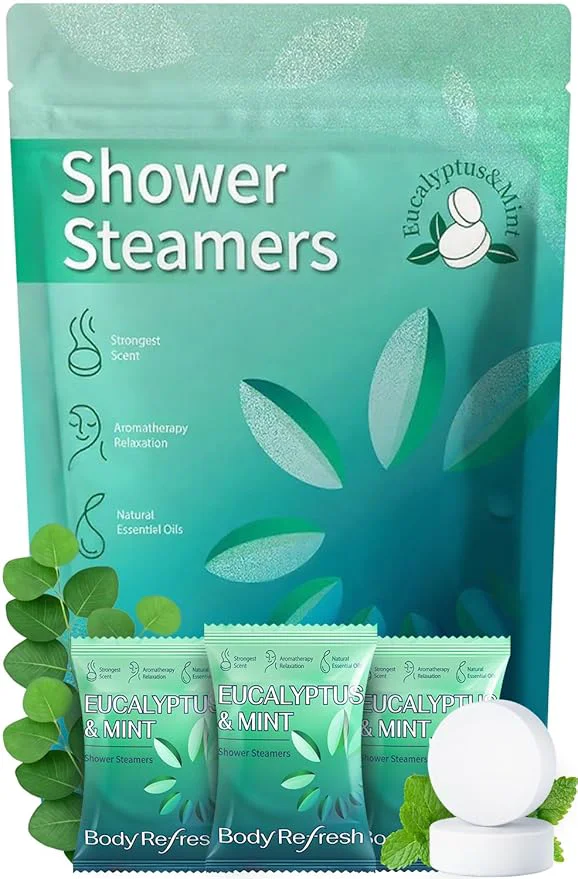 Smart Shower Steamers Aromatherapy -18 Pack Eucalyptus Mint Shower Steamer Eucalyptus Powerful