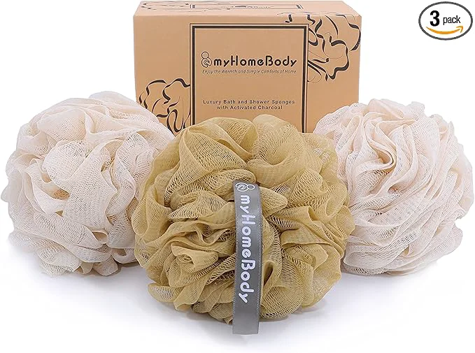 Clean myHomeBody Large 70g Loofah Sponge Body Scrubber Bath Sponge Loofah Fast