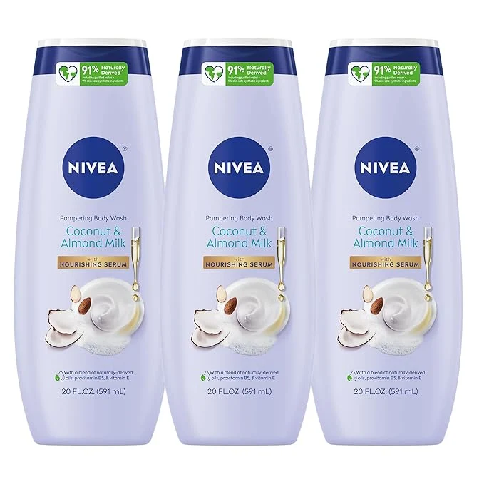 Classic NIVEA Pampering Coconut and Almond Milk Body Wash Advanced