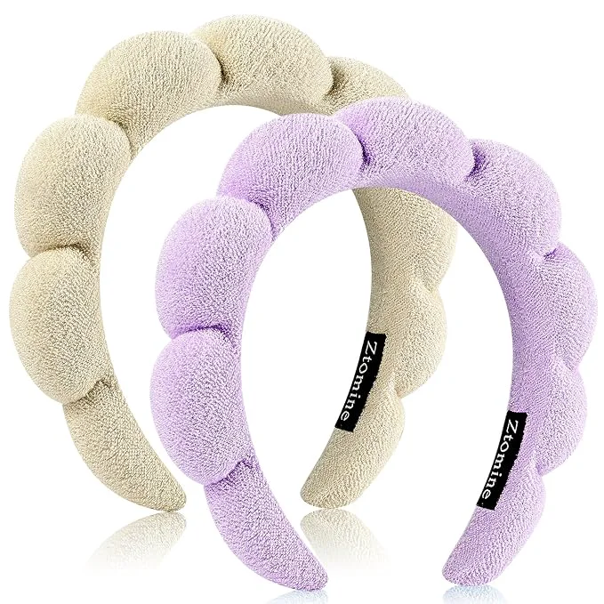 Official Ztomine Spa Headbands Terry Cloth Headband Excellent
