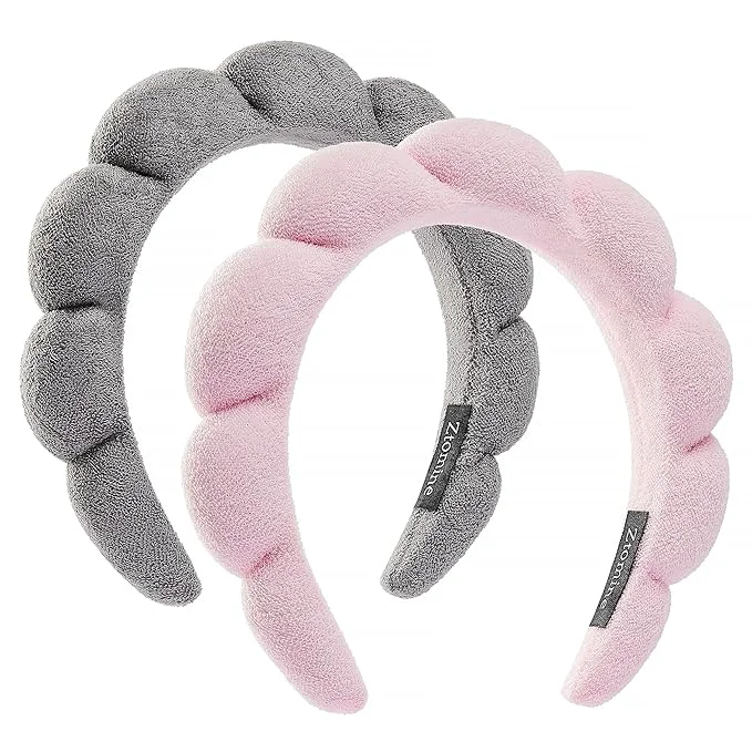 Professional Ztomine Spa Terry Cloth Headband Combo Pack Dependable