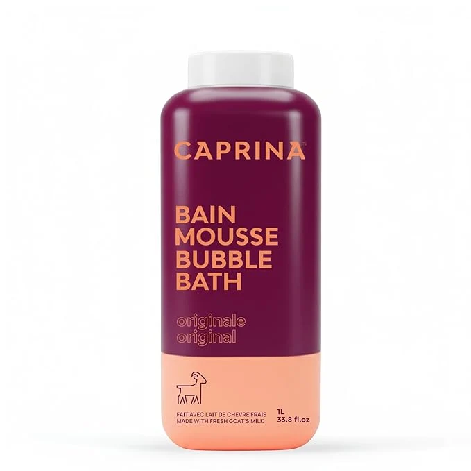 Minimalist Caprina Fresh Goat s Milk Bubble Bath Hydrating Relaxing Foam Bath Responsible