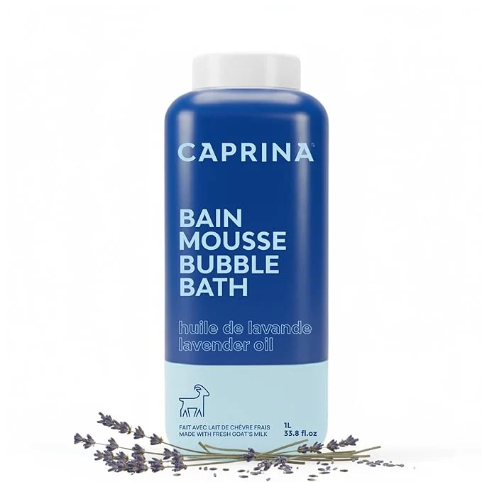 Natural Caprina Fresh Goat s Milk Bubble Bath Hydrating Relaxing Foam Bath Consistent