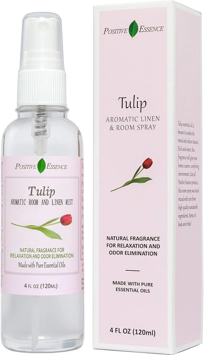 High-Quality Tulip Linen Room Spray Natural Aromatic Bathroom Spray Made Stylish