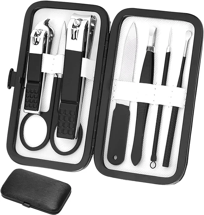 Premium Material Nail Clippers Set Professional Manicure Set Grooming Kits Stainless Steel Versatile