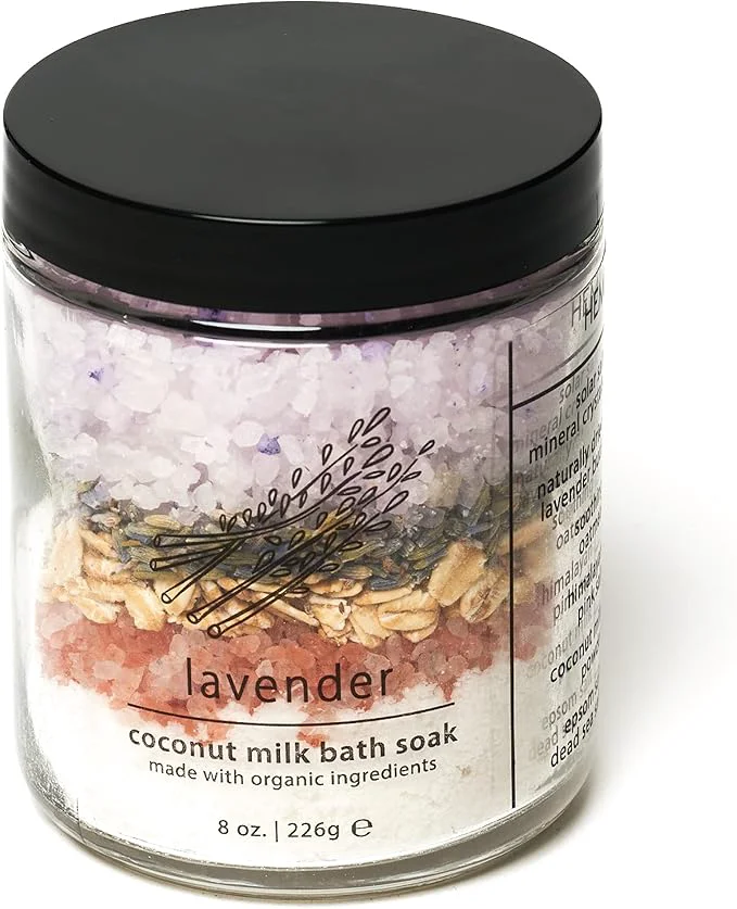 Original Hemlock Park Lavender Coconut Milk Bath Soak Botanical Coconut Milk Casual