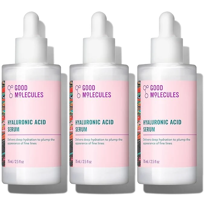 Durable Good Molecules Hyaluronic Acid Serum Pack 3 – 75 ml 2.5 fl oz Each Next-Generation