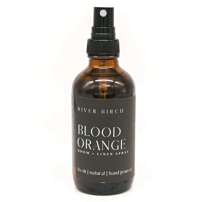 Quality River Birch Blood Orange Linen and Room Spray Home Fragrance 4 oz Glass Modern