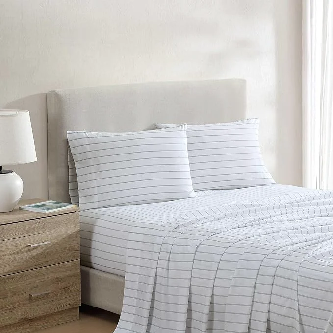 Fashionable Nautica – Full Bed Sheets Lightweight Cotton Percale Bedding Set with Matching Pillowcases Crisp amp Cool Oeko-Tex Skippers Island Green Fast