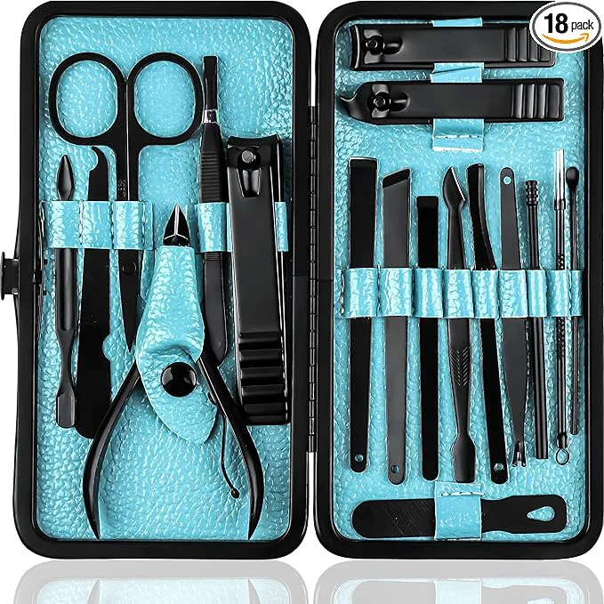 High-End Utopia Care – Manicure Kit for Women and Men Manicure Set Natural