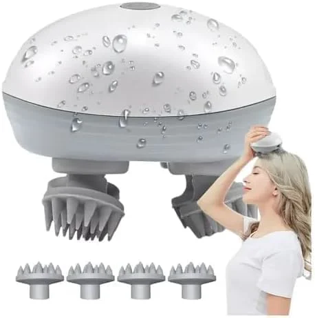 Premium Electric Scalp Massager Rechargeable Cordless Head Massager Verified