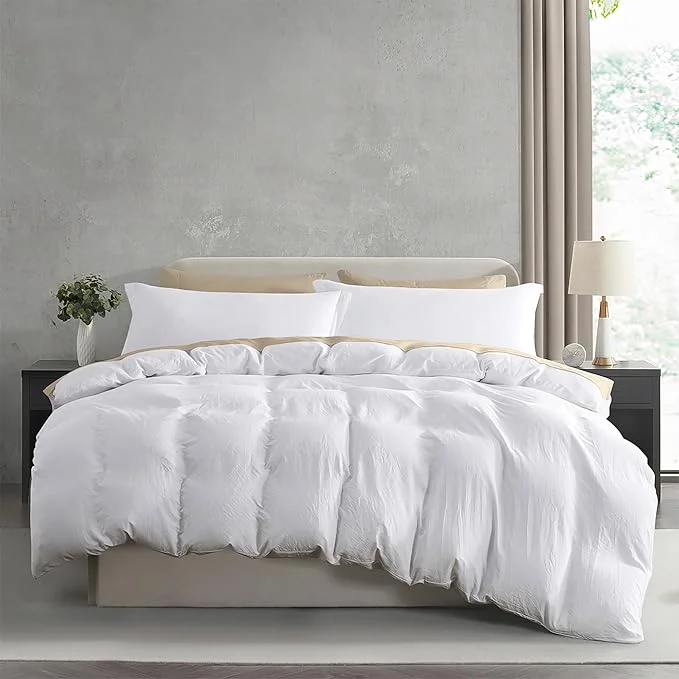 Healthy Nestl Twin Duvet Cover Set – Soft Prewashed White Duvet Cover Twin Twin XL 2 Piece with Zipper Closure 1 Duvet Cover 68×90 inches and 1 Pillow Sham – No Comforter Secure