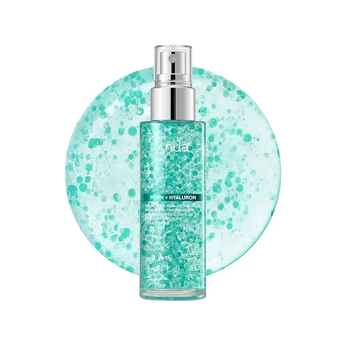 Natural ANUA PDRN Collagen Glow Facial Serum Spray Hydrating Face Mist Hyaluronic Acid Carefully Designed