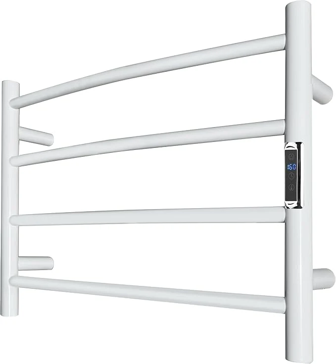 Elite Towel Warmer with Built-in Timer Bathroom Wall Mounted Bath Towel Heater Sophisticated