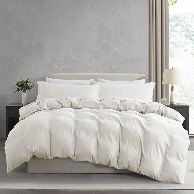 Verified Nestl Off White Duvet Cover King Size – Soft Prewashed King Duvet Cover Set 3 Piece with Zipper Closure 1 Duvet Cover 104×90 inches and 2 Pillow Shams – No Comforter Trendy