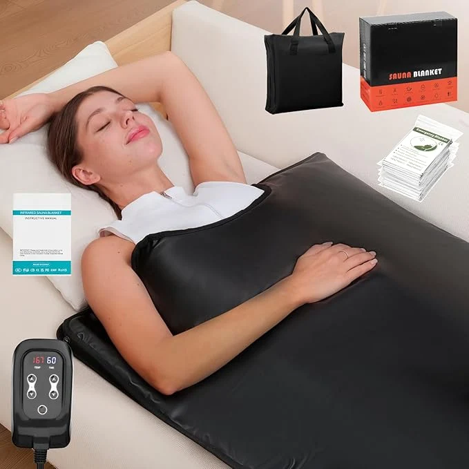 Modern Infrared Sauna Blanket for Home Portable Far Infrared Heating Blanket for Full Advanced