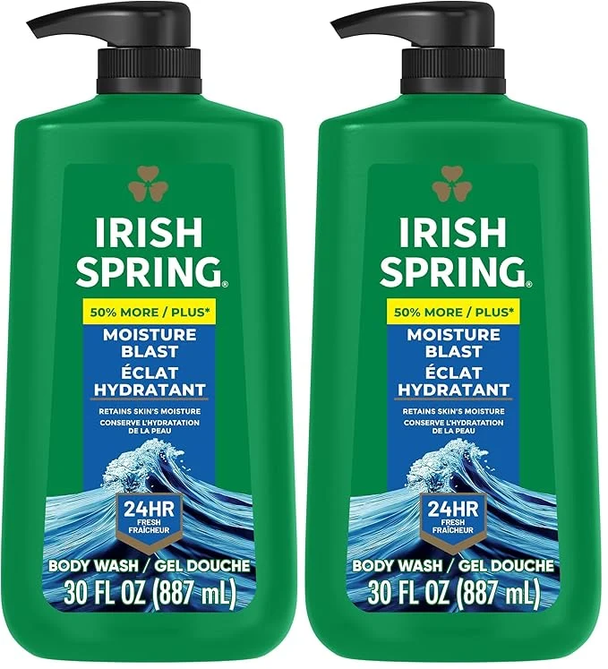 User-Friendly Irish Spring Moisture Blast Body Wash 30 Oz Pump Reliable