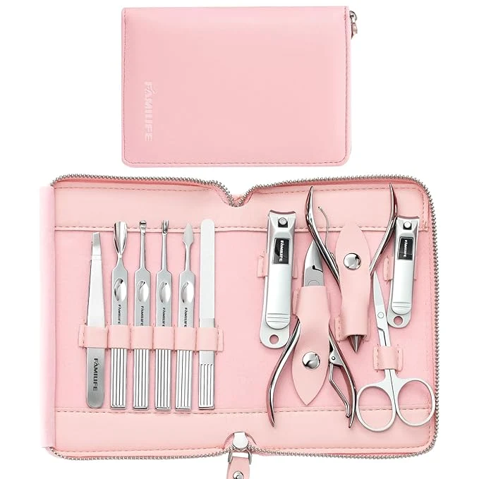 Recyclable FAMILIFE Manicure Set Professional Manicure Kit Nail Kit Fine Crafted