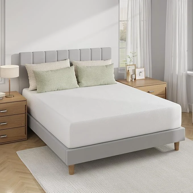 High-End Novilla California King Mattress 12 inch Cal King Mattress in a Box Gel Memory Foam Mattresses for Cooling Night Sleep Comfort Support and Pressure Relief CertiPUR-US White Dependable