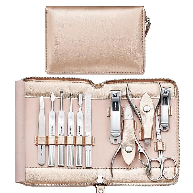 Official FAMILIFE Gifts for Women Manicure Set Professional Manicure Kit 11 in 1 Nail Smart