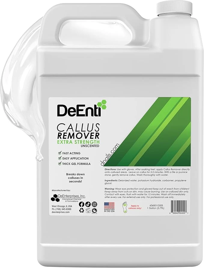 Recyclable DeEnti Callus Remover for Feet Extra Strength Foot Callus Remover Gel Traditional