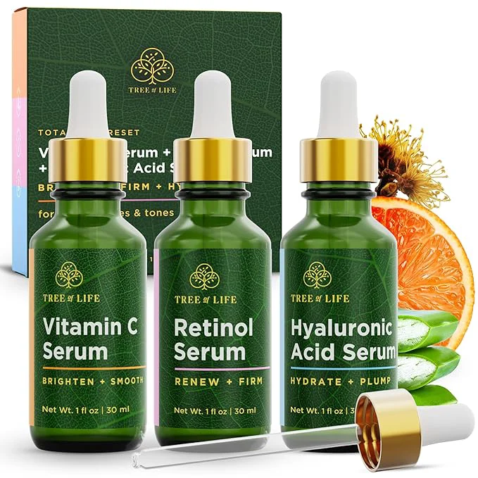 Pure Tree of Life Face Serum Set Efficient