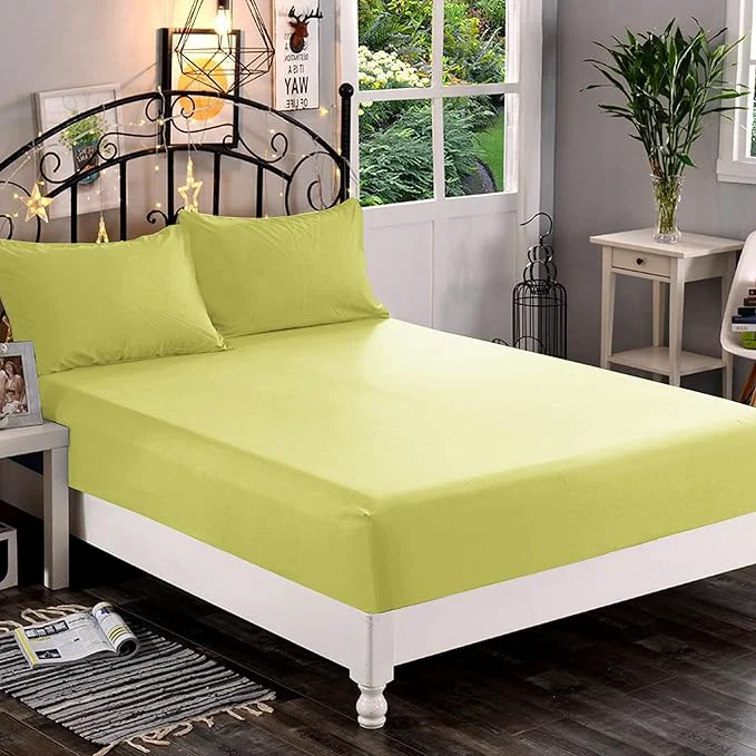 Elegant Comfort 1500 Premium Hotel Quality 1-Piece Fitted Sheet Softest Quality Microfiber-Deep Pocket up to 16 inch Wrinkle and Fade Resistant Twin Twin XL Pistachio Prestigious