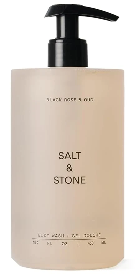 Reusable Salt Stone Body Wash with Antioxidants Green