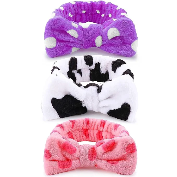 Artisan WSYUB 3PCS Spa Headbands Headbands Natural