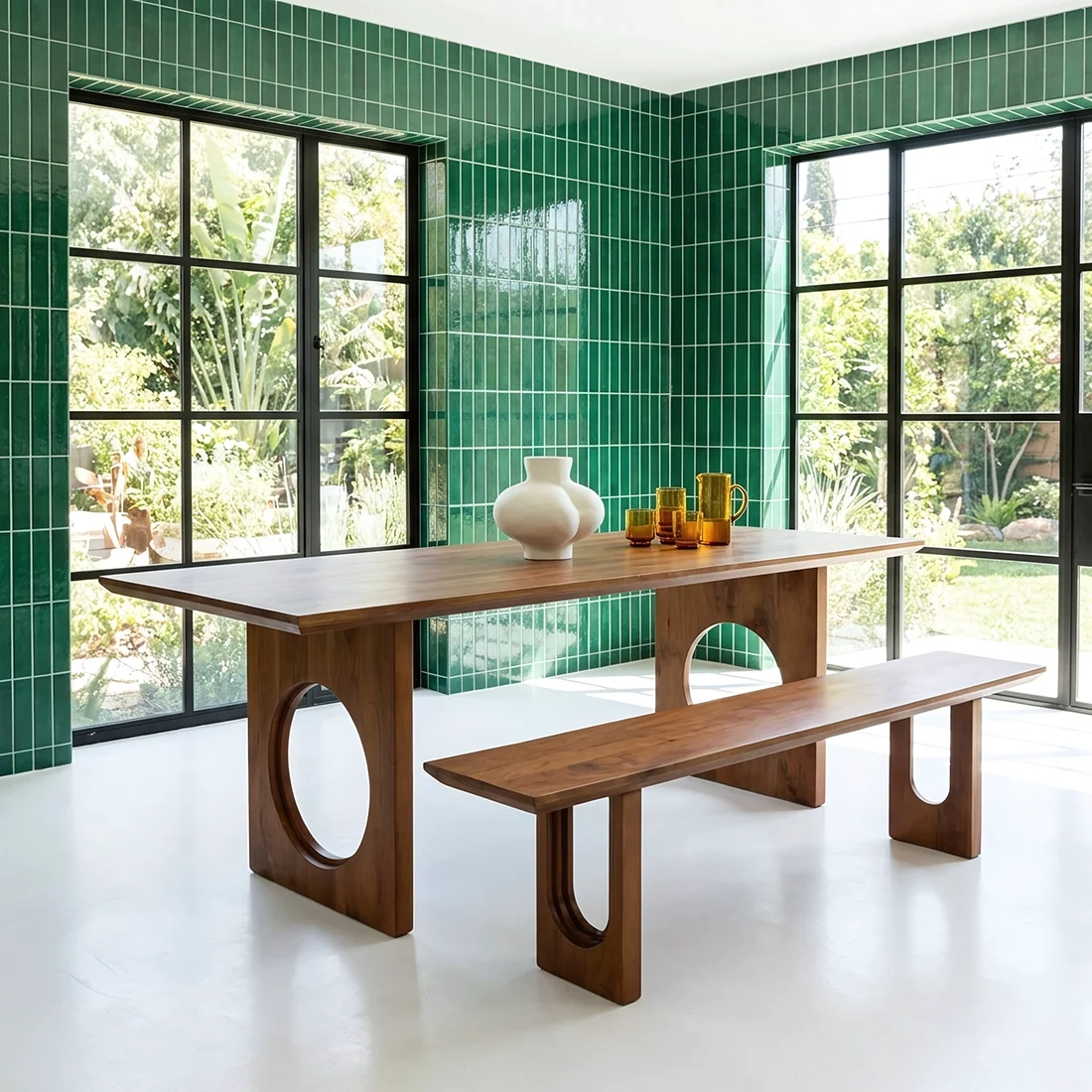 Fine Bullnose dining table Chamfered Loop Easy-to-Use
