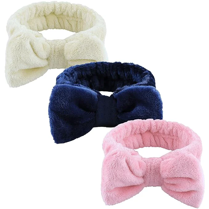 Exceptional WSYUB 3Pcs Spa Headband Makeup Headband Green