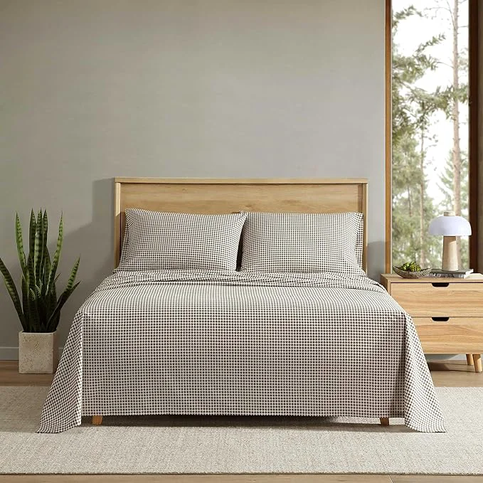 Easy-to-Use Eddie Bauer – King Sheet Set Crisp amp Cooling Sheets w a Naturally Smooth Cotton Percale Lightweight Feel – Matching Pillowcases amp Deep Pocket Fitted Sheet Harrison Brown Superior
