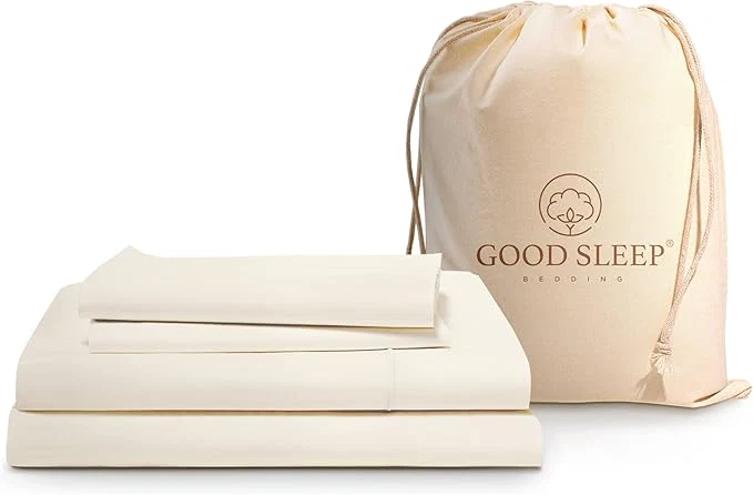 Sophisticated 1000 Thread Count Egyptian Cotton Sheets Twin Size 4 Pc Luxury Sheets Set Long Staple Cotton Sheets for Twin Size Bed 16 quot Deep Pocket Hotel Style Sheets Sateen Sheets Twin Ivory Comfortable