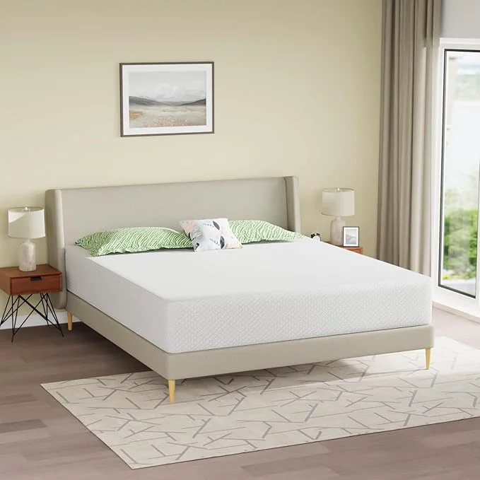 Authentic FDW 12 inch Gel Memory Foam Mattress Medium Firm Mattresses for Cool Sleep Relieving Pressure Relief CertiPUR-US Mattress in a Box California King Comfortable