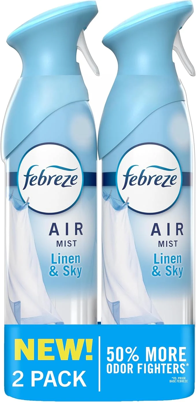 Modern Febreze Air Mist Air Freshener Spray Odor Fighting Room Spray Deodorizer Safe