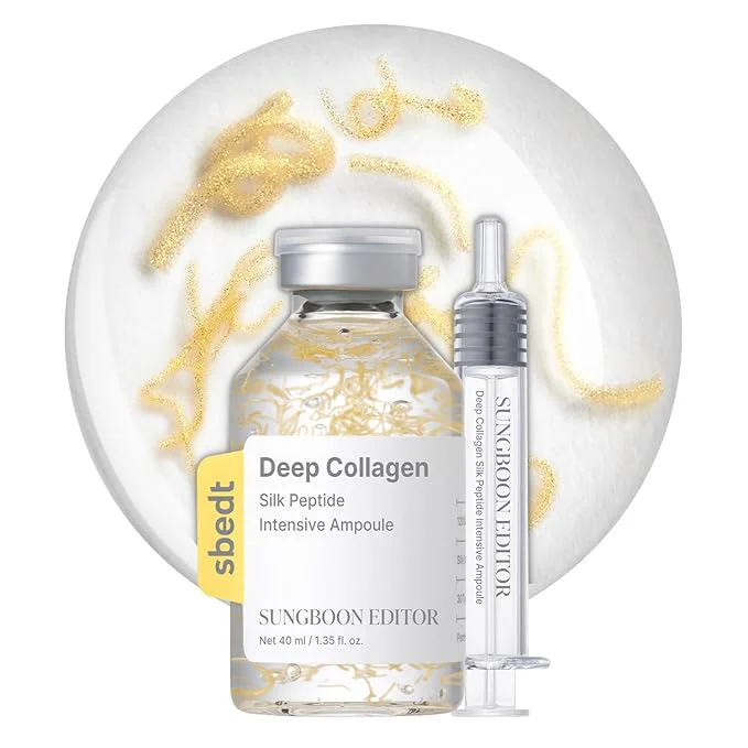 Expertly Made SUNGBOON EDITOR Glow Intensive Silk Peptide Ampoule Copper Peptides Serum Stylish