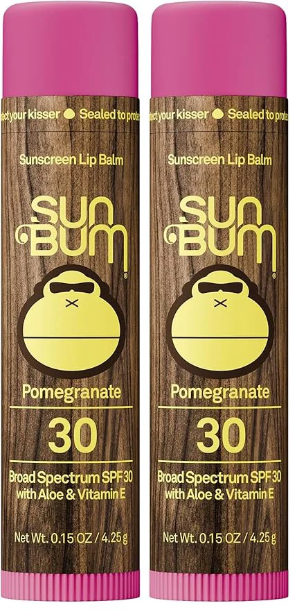 Elite Sun Bum SPF 30 Sunscreen Pomegranate Lip Balm Optimized