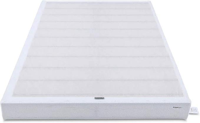 First-Class Amazon Basics Smart Box Spring Bed Base 9-Inch Height Mattress Foundation Tool- Easy Assembly Strong Support Queen 79 quot L x 59.5 quot W x 9 quot H White Original