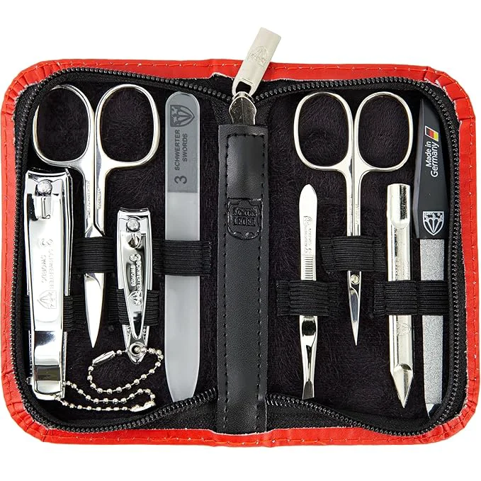 Carefully Designed 3 Swords Germany – brand quality 8 piece manicure pedicure grooming kit set Sustainable