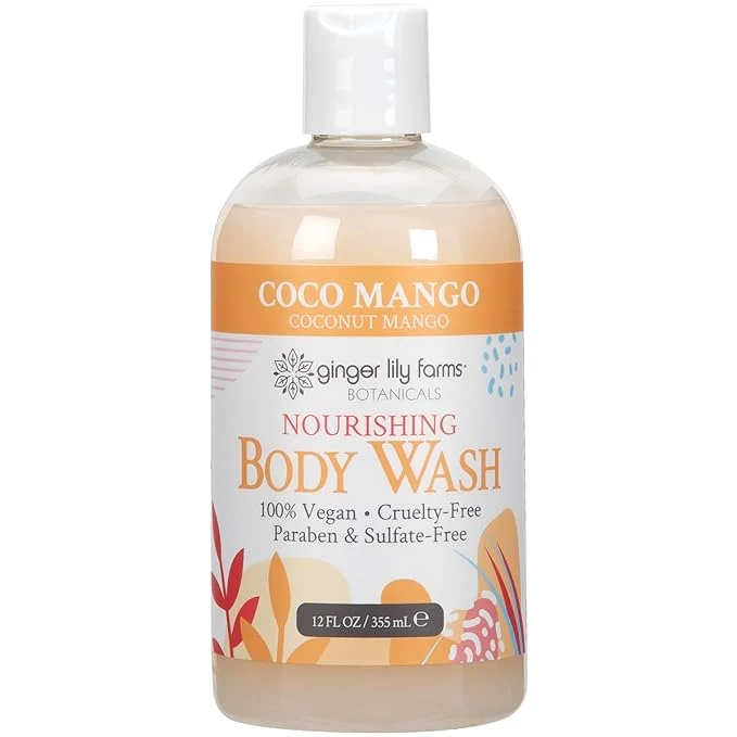 User-Friendly Ginger Lily Farms Botanicals Nourishing Body Wash Coco Mango Vegan Versatile