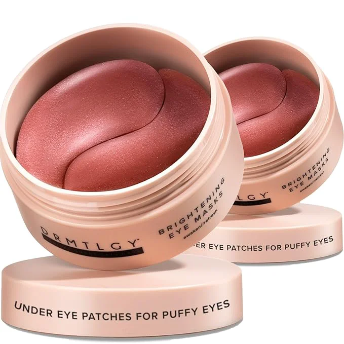 Elite DRMTLGY Brightening Eye Masks – Biodegradable Hydrogel Under Eye Patches Eco-Friendly