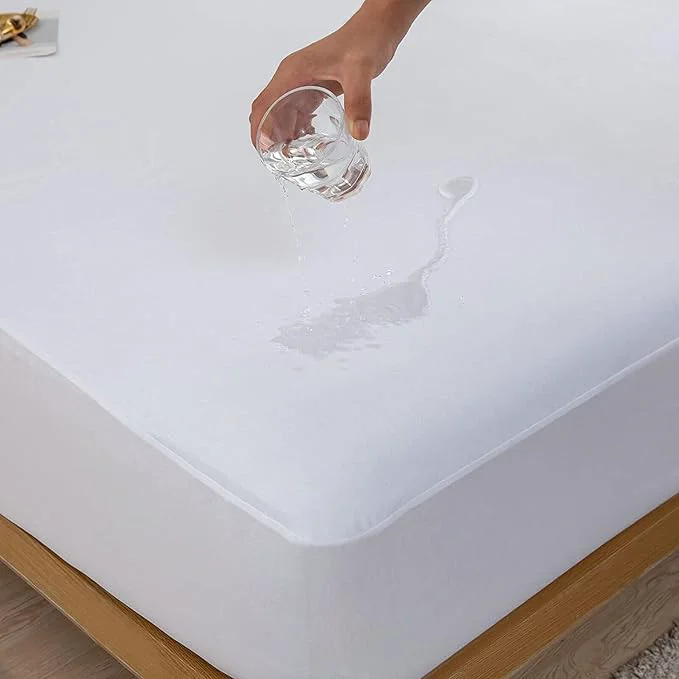 Original Waterproof RV Short Queen Mattress Protector for 60 x75 Camper Bed Ultra Soft Jersey Noiseless Smooth Top Fitted Matressprotector Cover Clean