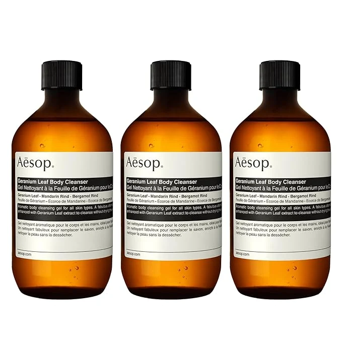 Superior Aesop Geranium Leaf Body Cleanser Refill Gentle Shower Gel Verified