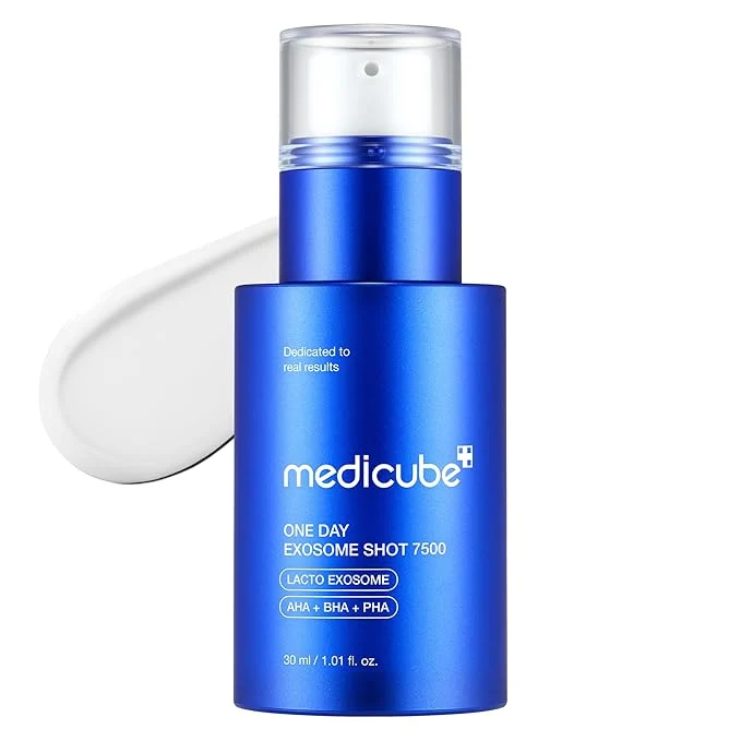 Professional medicube Exosome Shot Zero 7 500 PPM Spicule Facial Serum Liquid Skin Reliable