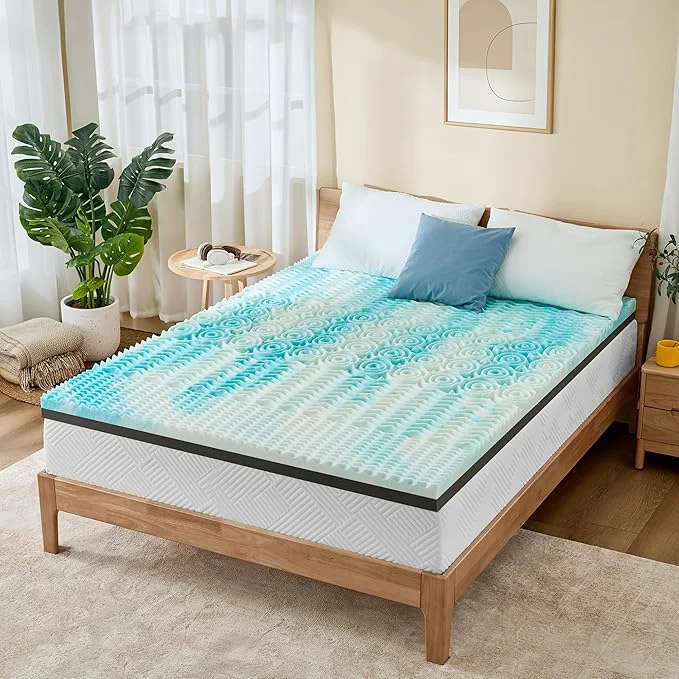 Responsible Firm Mattress Topper Full Size 3 Inch Pain Relieving Foam Bed Topper for Extra Support 5-Zone Memory Foam amp High-Density Foam Mattress Pad CertiPUR-US Effective