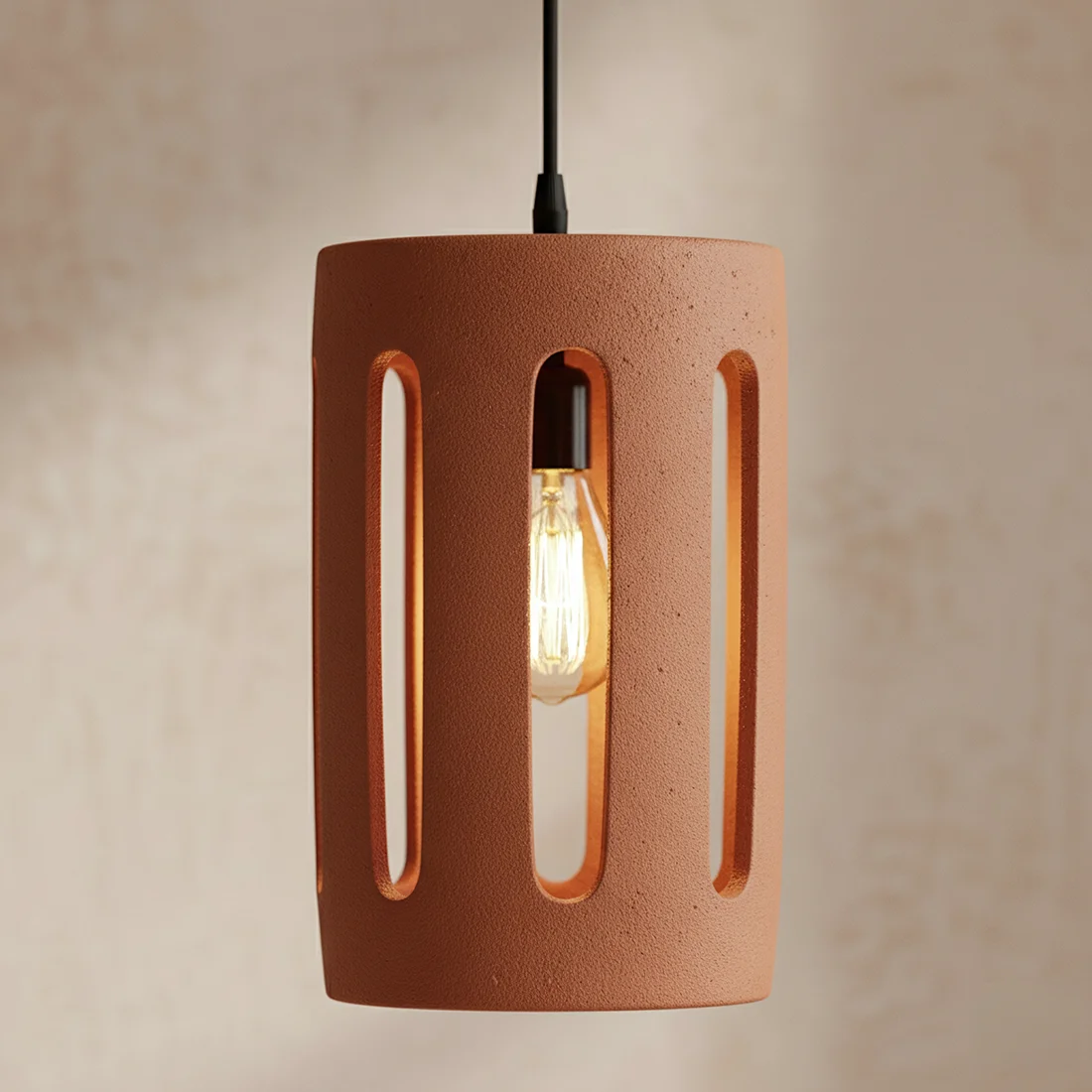 Stylish Terra hanging lamp Long Ark natural High-Performance