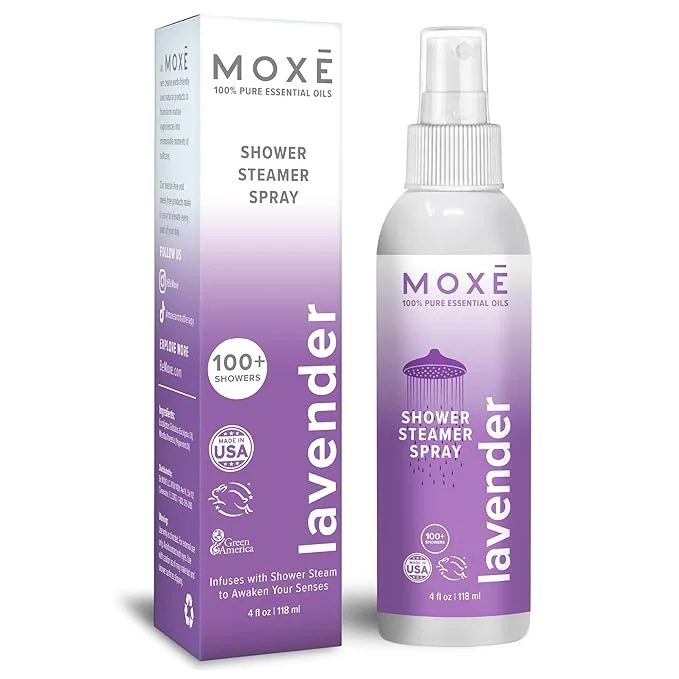 Classic MOXE Shower Mist Spa Steam Spray Natural Essential Oils Responsible