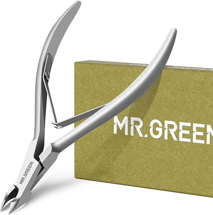Top-Quality MR.GREEN Cuticle Nippers Nail Manicure Scissors Cuticle Clippers Trimmer Dead Secure